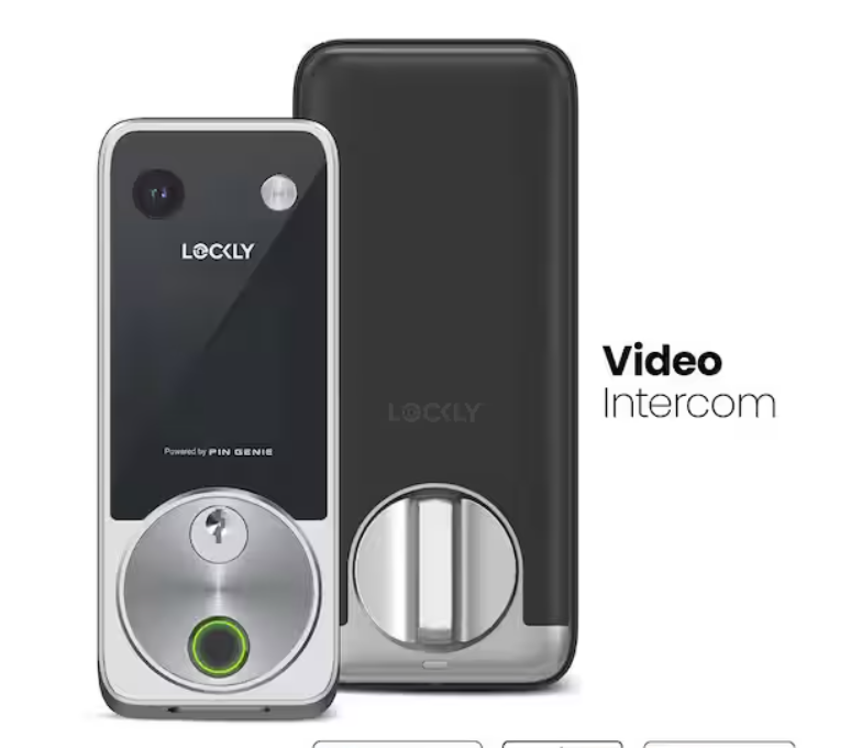 Lockly Vision Zeno 2K Video Smart Lock (Satin Nickel)